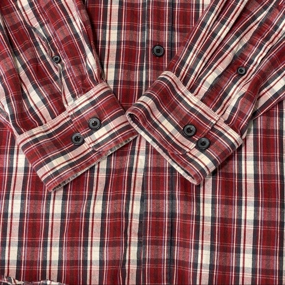 Reel Legends Performance Western Shirt Cotton Button Down Rodeo Cowboy Size XL - Picture 7 of 15